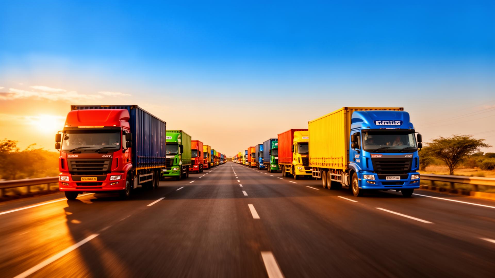 Indian highway logistics fleet